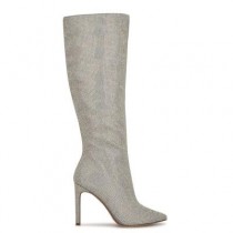  Holínky Nine West Tysh drahokamu Silver